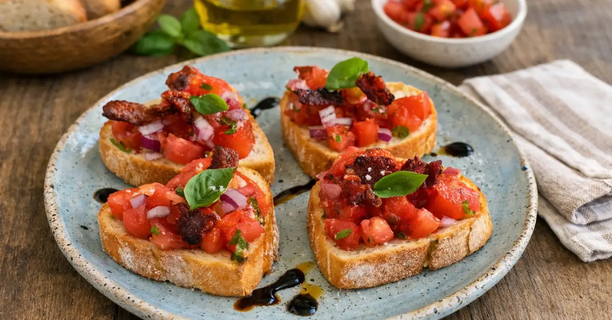 Heart Shaped Bruschetta Recipe for a Romantic Appetizer - TRC