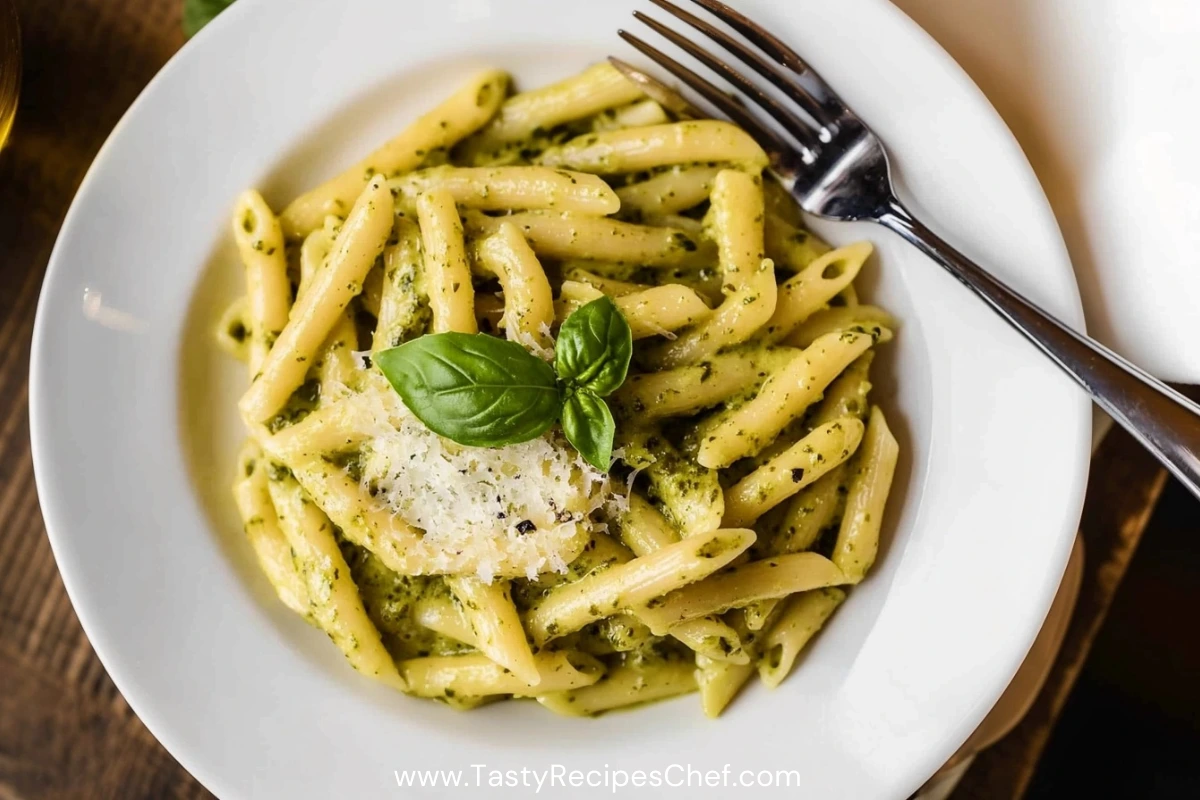 Creamy Pesto Pasta Sauce: Easy & Delicious - Tasty Recipes Chef
