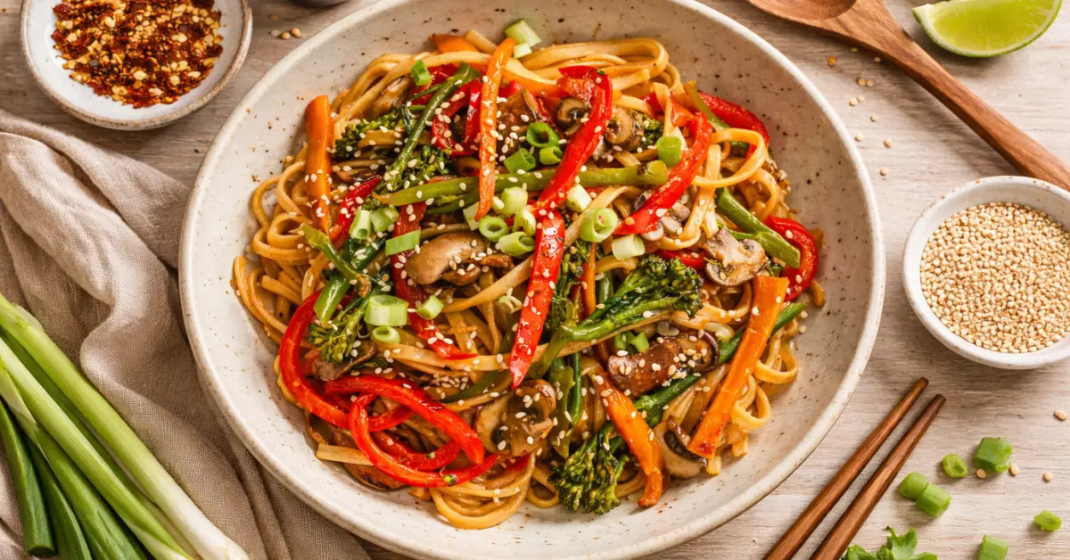 Vegetable Stir Fry Noodles: Quick and Easy Asian Delight - TRC