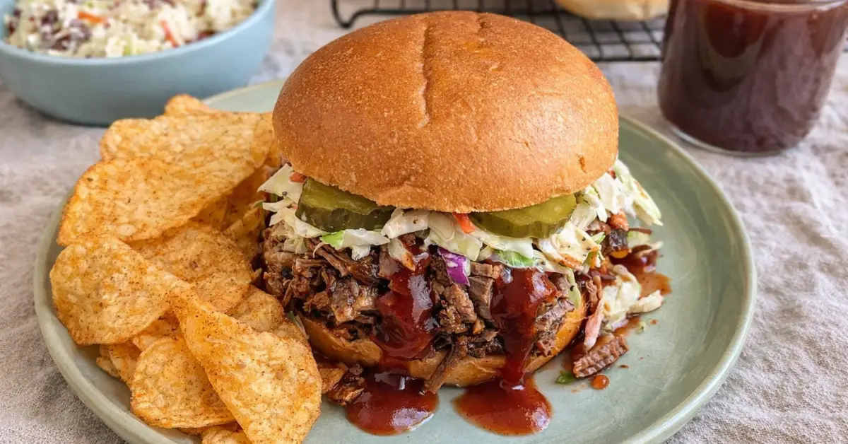 Slow Cooker BBQ Beef Brisket Recipe - Tasty Recipes Chef